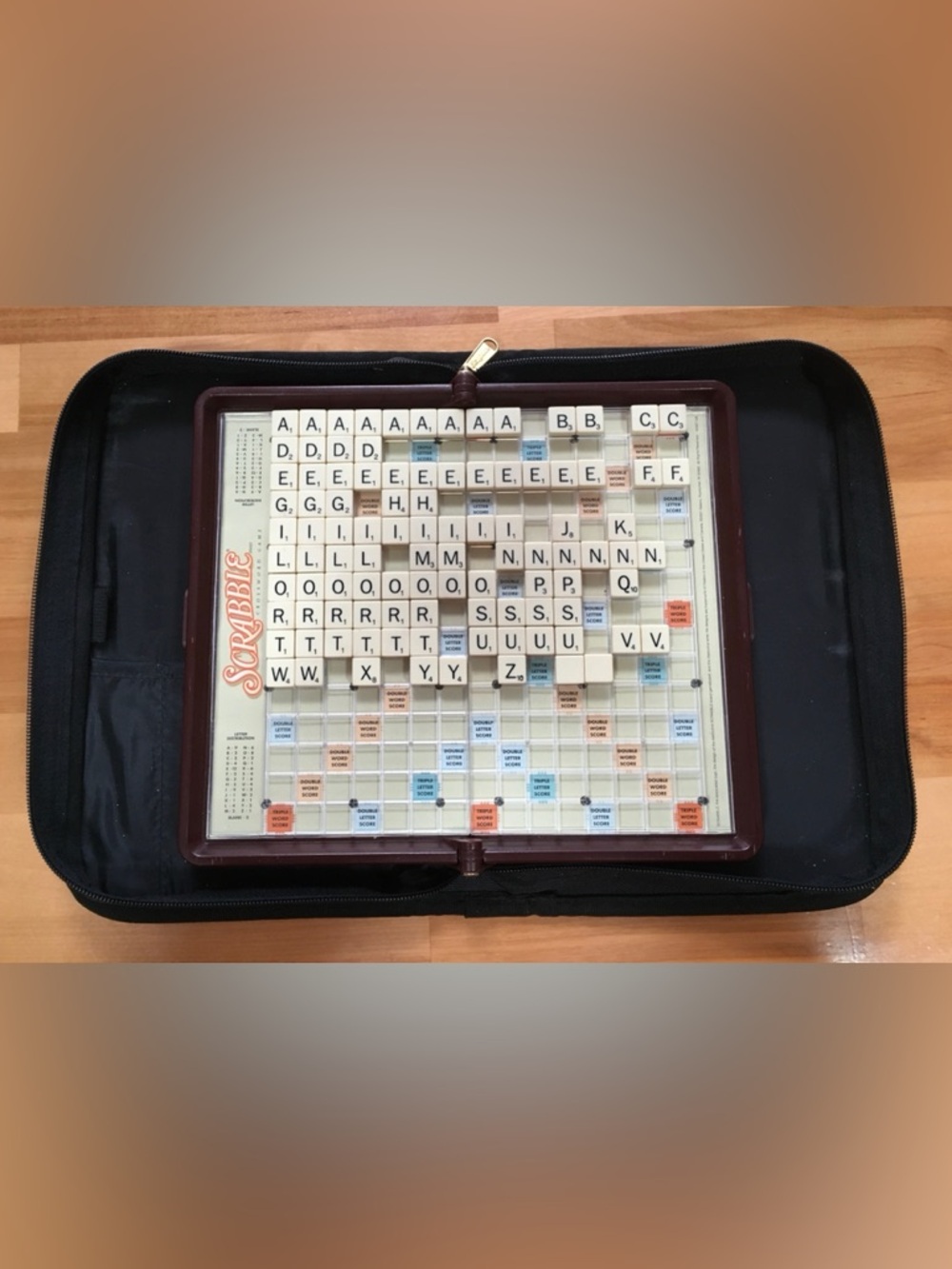 Travel Scrabble Game complete!